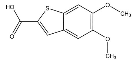 5,6-Dimethoxy-1-benzothiophene-2-carboxylic acid 23046-03-9