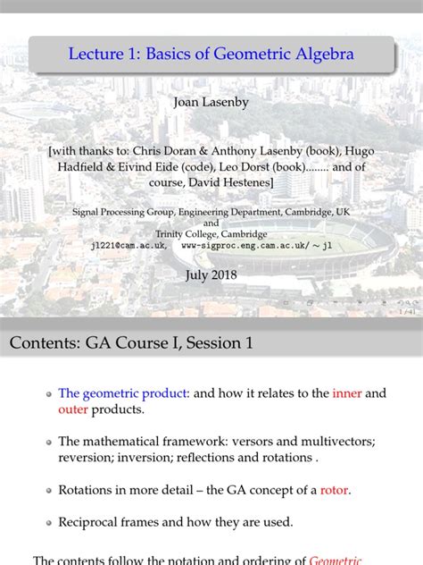 Geometric Algebra Tutorial 的图像结果