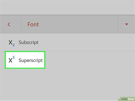 Image result for Superscript Microsoft PowerPoint