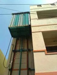 Home Lift - Merrit Hydraulic Home Lift With Glass Door Manufacturer ...