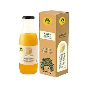 Gulabs Kesar Badam thandai syrup for milk (hot/cold) : Amazon.in ...