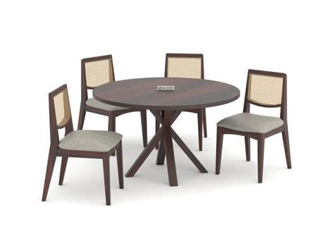 Buy Gloria 2-Seater Dining Table (Walnut Finish) Online in India ...