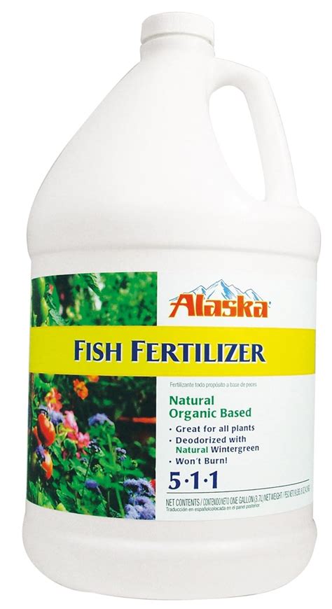 Lilly Miller Alaska Fish Emulsion Fertilizer 5-1-1 Concentrate 1 Gallon ...