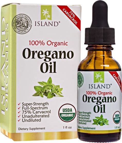 Amazon.com: Island Nutrition, Oregano Oil Organic Liquid Drops - 100% ...