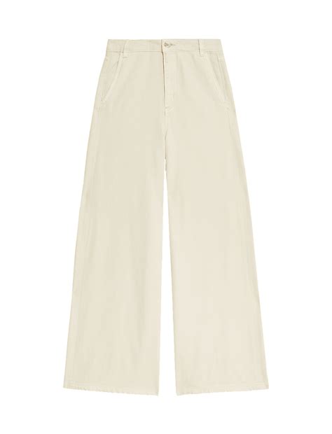 Buy Cotton Rich Palazzo Trousers at Marks & Spencer