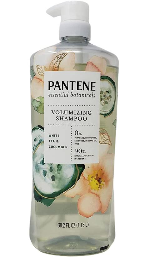 Amazon.com: Pantene Essential Botanicals Volumizing Shampoo White Tea ...