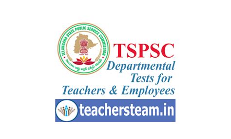 TGPSC Departmental Test Notification, Important Dates, Online ...