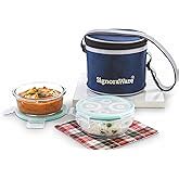 Buy SIGNORA WARE Executive Borosilicate Glass Lunch Box With Bag ...