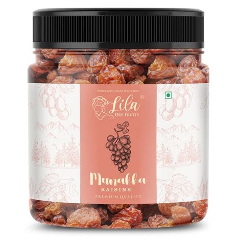 LILA DRY FRUITS Afghani Munakka Raisins| Abjosh Kishmish (with seeds ...