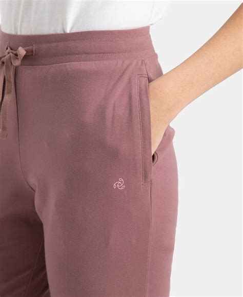 Buy Super Combed Cotton Elastane Stretch Slim Fit Capri with Side ...