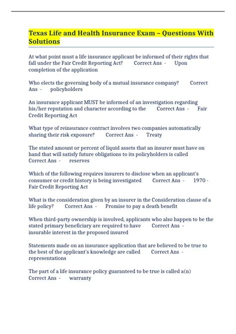 Image result for Health Insurance License Exam Questions