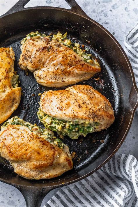 Spinach Artichoke Chicken Baked at Jacob Mauldin blog