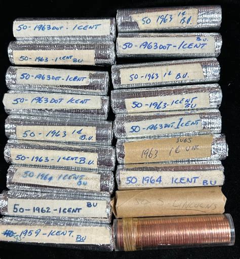 Canada 1 cent Roll Lot - Geoffrey Bell Auctions