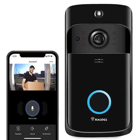 Video Doorbell Wireless Doorbell Camera IP5 Waterproof HD WiFi Security ...