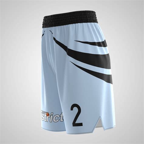 Sublimated Women's Basketball Jersey Shorts for Girls Basketball Teams