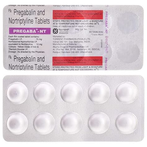 Pregaba -NT - Strip of 10 Tablets : Amazon.in: Health & Personal Care