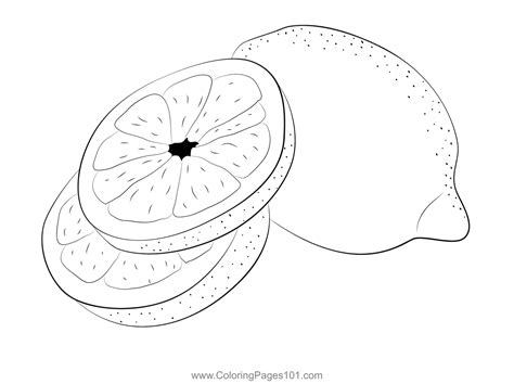 Image result for Lemon Cartoon Coloring