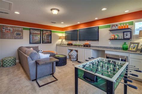 Basement Entertainment Room