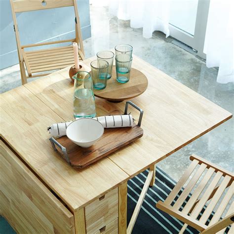 Snapklik.com : Livinia Wings Gate-Leg Wooden Dining Table, Solid ...