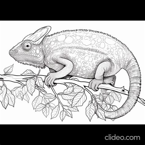 Chameleon Coloring Pages Printable [2025]