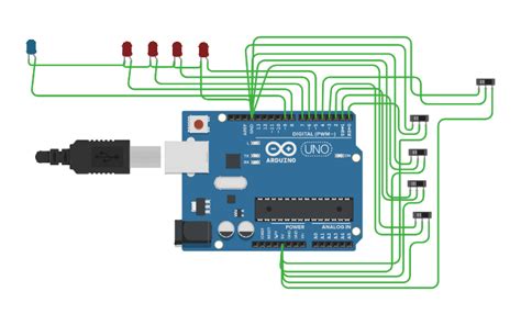Image result for Password Door Lock Using Arduino Tinkercad