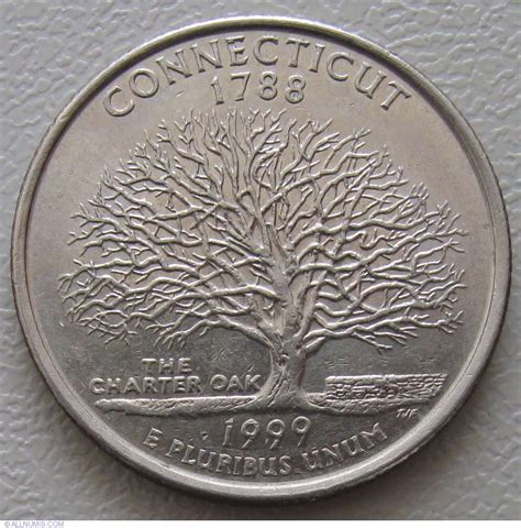 State Quarter 1999 D - Connecticut, Quarter, 50 State Series (1999-2008 ...