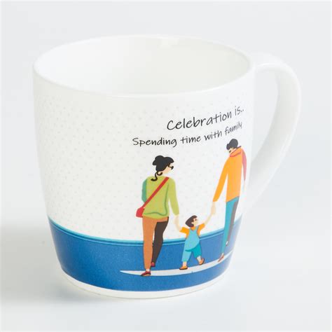 Buy Celebrations Printed Bone China Mini Mugs - Set of 4 from Home ...