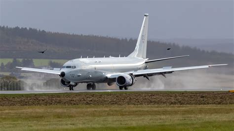 RAF Poseidon MRA1 arrives at RAF Lossiemouth for the first time | Royal ...