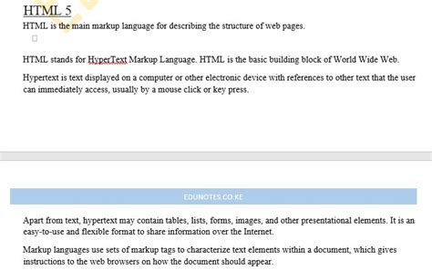 Image result for Web Programming HTML Notes