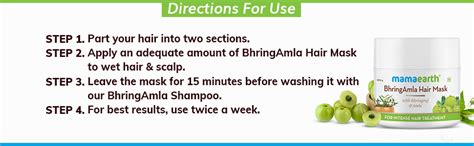 Mamaearth Bhringamla Hair Mask With Bhringraj And Amla For Intense For ...