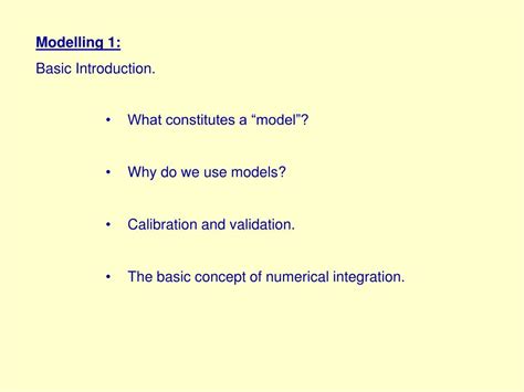 Introduction to Modelling 的图像结果