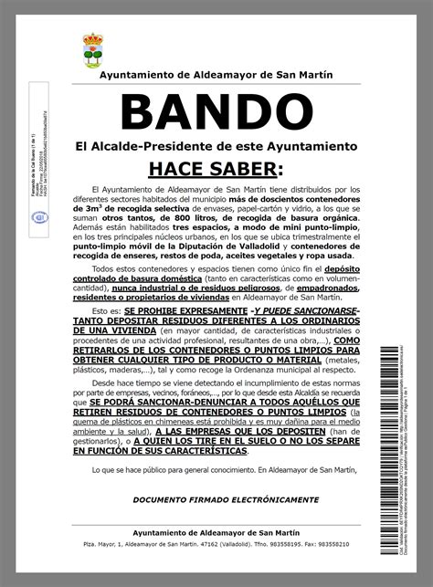 RESIDUOS SÓLIDOS URBANOS y UTILIZACIÓN DE PUNTOS LIMPIOS MUNICIPALES