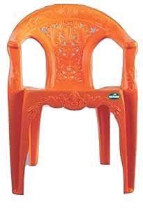 Nature Baby Orange Plastic Chair : Amazon.in: Home & Kitchen