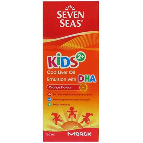 Seven Seas Kids Orange Flavour Cod Liver Oil, 100 ml Price, Uses, Side ...