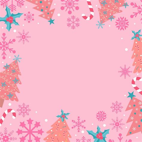 Pink christmas wallpaper Images - Free Download on Freepik