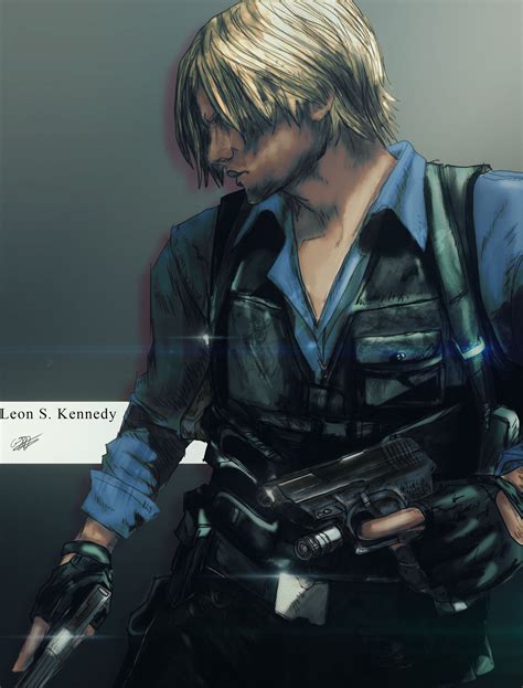 ArtStation - Resident Evil 6-Fan art- Leon S. Kennedy