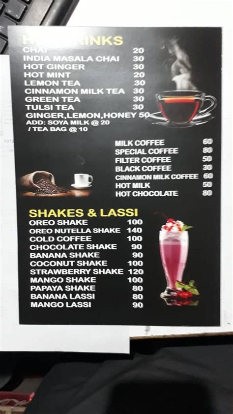 Menu at HONEY'S FALAFEL, Dharamshala