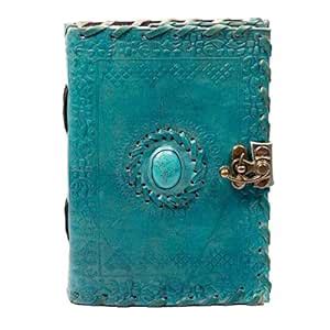 TUZECH Beautiful Handmade Pure Genuine Leather Bound Diary Journal ...