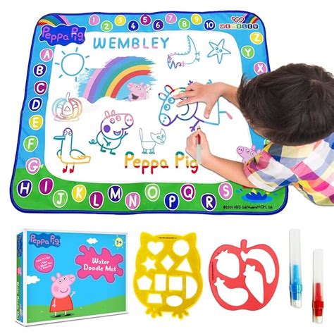 Buy Wembley Peppa Pig Resuable Water Doodle Mat for Kids Toddlers with ...