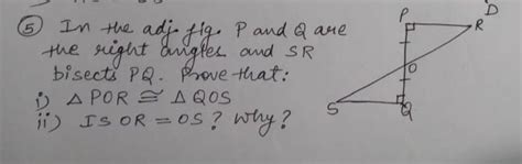 Answer this quickly, class 7, maths, congruence of triangles.. Correct ...
