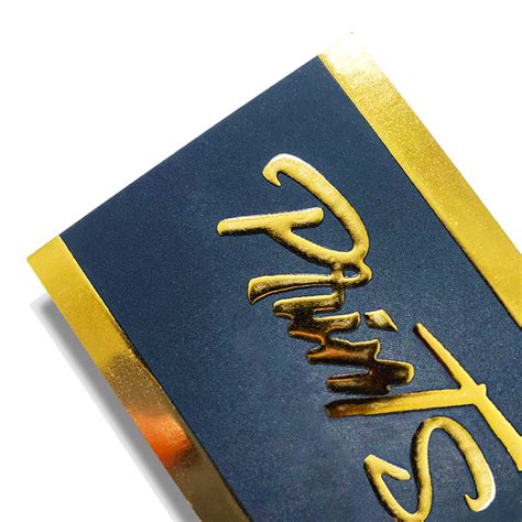 Gold Foil Business Card Design 的图像结果