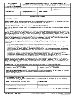 U.S. DOD Form Dod-dd-2841 - Fill and Sign Printable Template Online