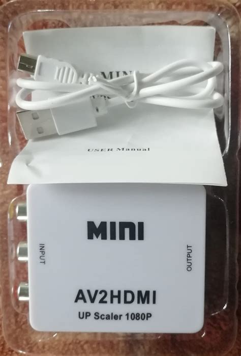 ABLEWE RCA to HDMI Converter, 1080P AV to HDMI RCA Composite CVBS Video ...