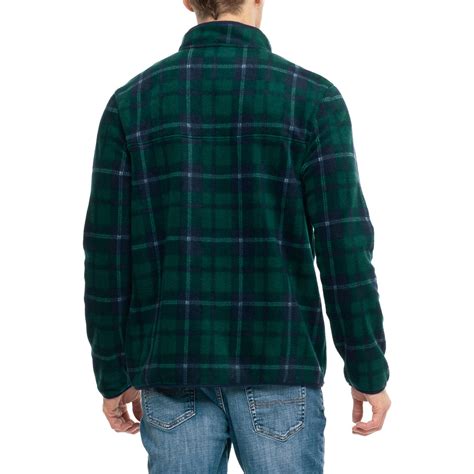 Lands' End Polar Fleece Soft Feel Jacket - Snap Neck