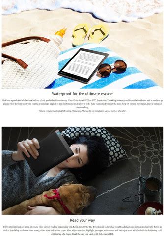 KOBO Aura One eReader (7.8" Carta HD Display, 300 ppi 1872x1404 ...