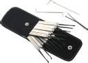 eassycart 15PCS LOCK PICKING SET KIT TOOL WITH TRANSPARENT PRACTICE ...