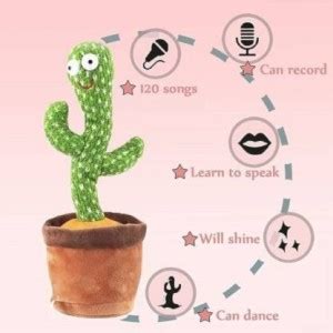 FINARO Dancing Cactus Toy For BabyKidsBoysGirls |Dancing Cactus ...