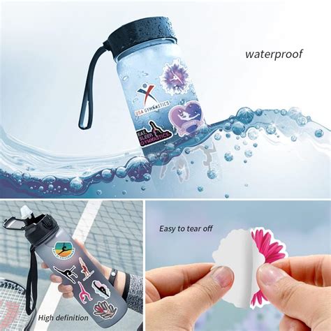 Buy 105PCS Gymnastics Stickers,Water Bottles Laptop Car Decal ，Perfect ...