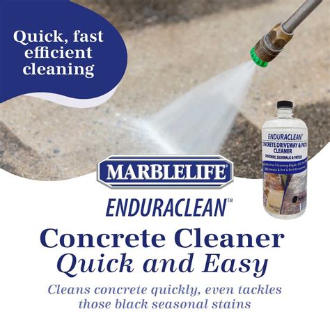 MARBLELIFE EnduraCLEAN – Concrete Cleaner for Driveways, Sidewalks and Patios – Marblelife Products