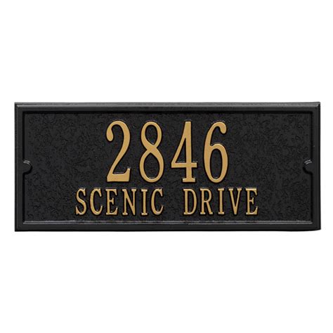 Custom Plaque Custom Mailbox Nameplates | Quality Products Vintage Name ...